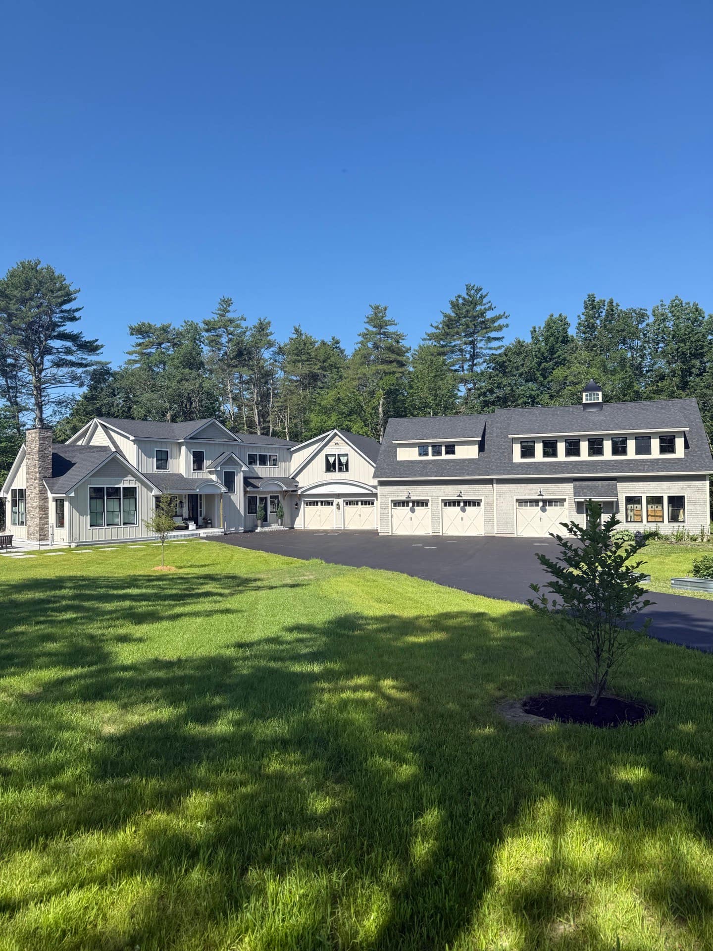 Electrical work on a home in Brunswick, Maine